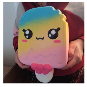 squishy helado paleta gigante kawaii antiestrés