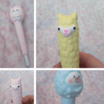 Lápices Squishy con forma de alpaca u oveja