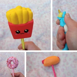 lápiz squishy con forma de comida kawaii