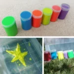 Arena Hidrofóbica Sensorial de Colores – Arena que No se Moja