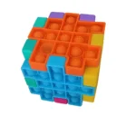 cubo pop it sensorial armable rompecabezas antiestrés