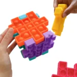 cubo pop it sensorial armable rompecabezas antiestrés