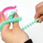 pulsera sensorial unicornio gusano flexible antiestrés varios colores