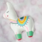 Velcro Squishy con forma de alpaca