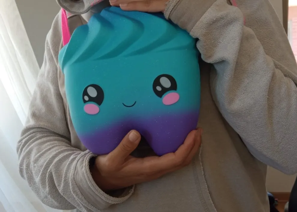 squishy-diente_gigante squishy diente gigante kawaii antiestrés