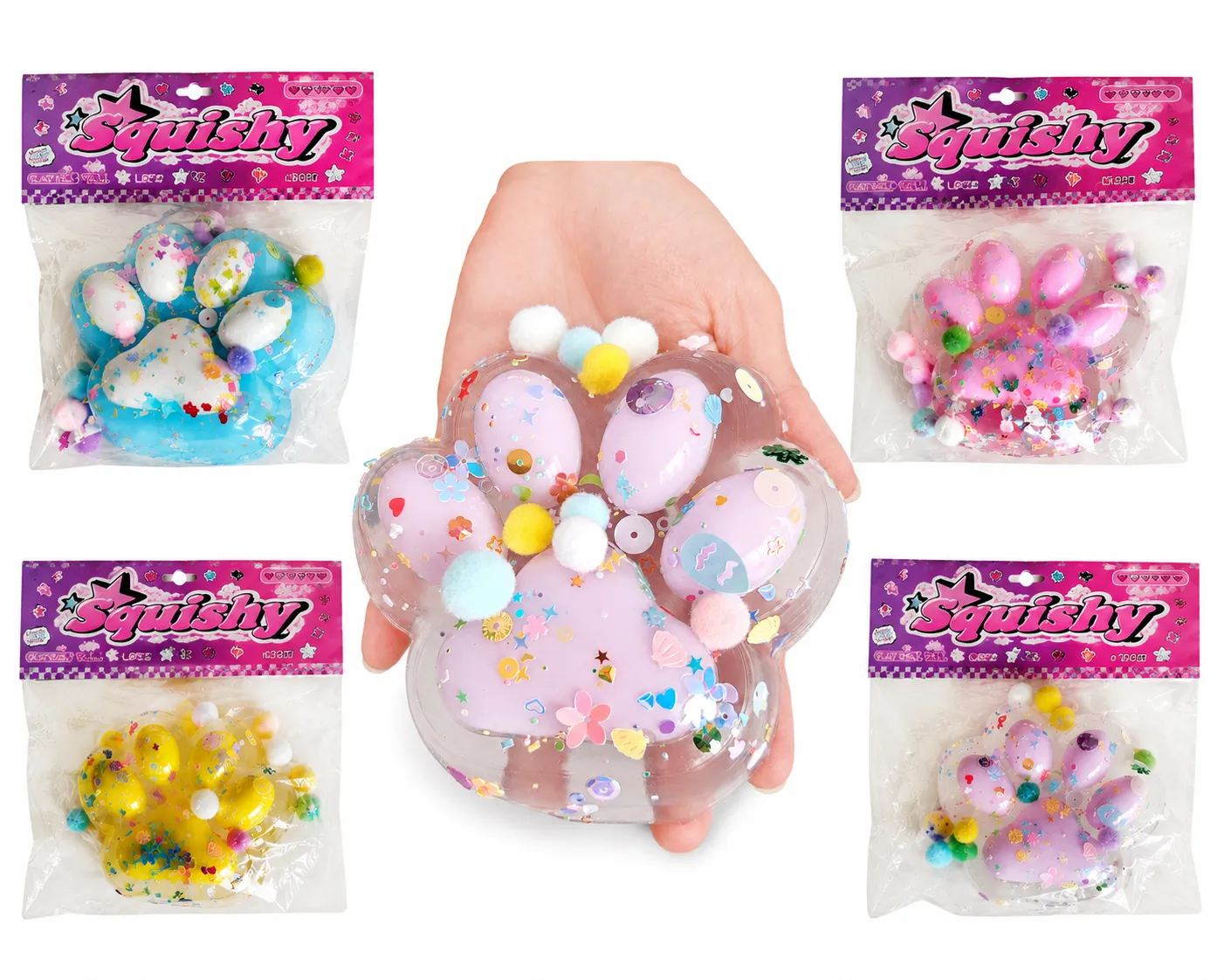 fgt001-squishy-patita-gato-kawaii-antiestres Squishy Patita de Gato Kawaii Antiestrés Sensorial 12 cm