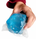 Cubo Sensorial Hielo Transparente Copos de Nieve