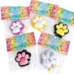 Patita de Gato Peludita Antiestrés Kawaii 7 cm