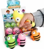 Abejas sensoriales antiestrés kawaii pack 4