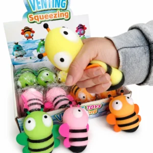 Abejas sensoriales antiestrés kawaii pack 4