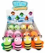 Abejas sensoriales kawaii antiestrés pack 4 Fiorlla