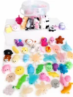62 Mochis Squishy Balde 12 Más 50 Sin Repetir