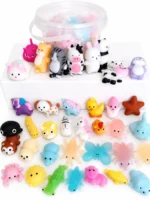 62 Mochis Squishy Balde 12 Más 50 Sin Repetir