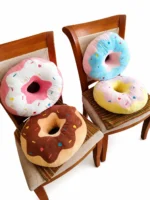 Peluche Donut Kawaii Cojín Decorativo Suave 37 cm