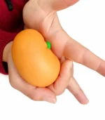 Squishy Damasco Kawaii Antiestrés Sensorial con expresión tierna