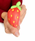Squishy Frutilla Kawaii Antiestrés Sensorial con expresión tierna
