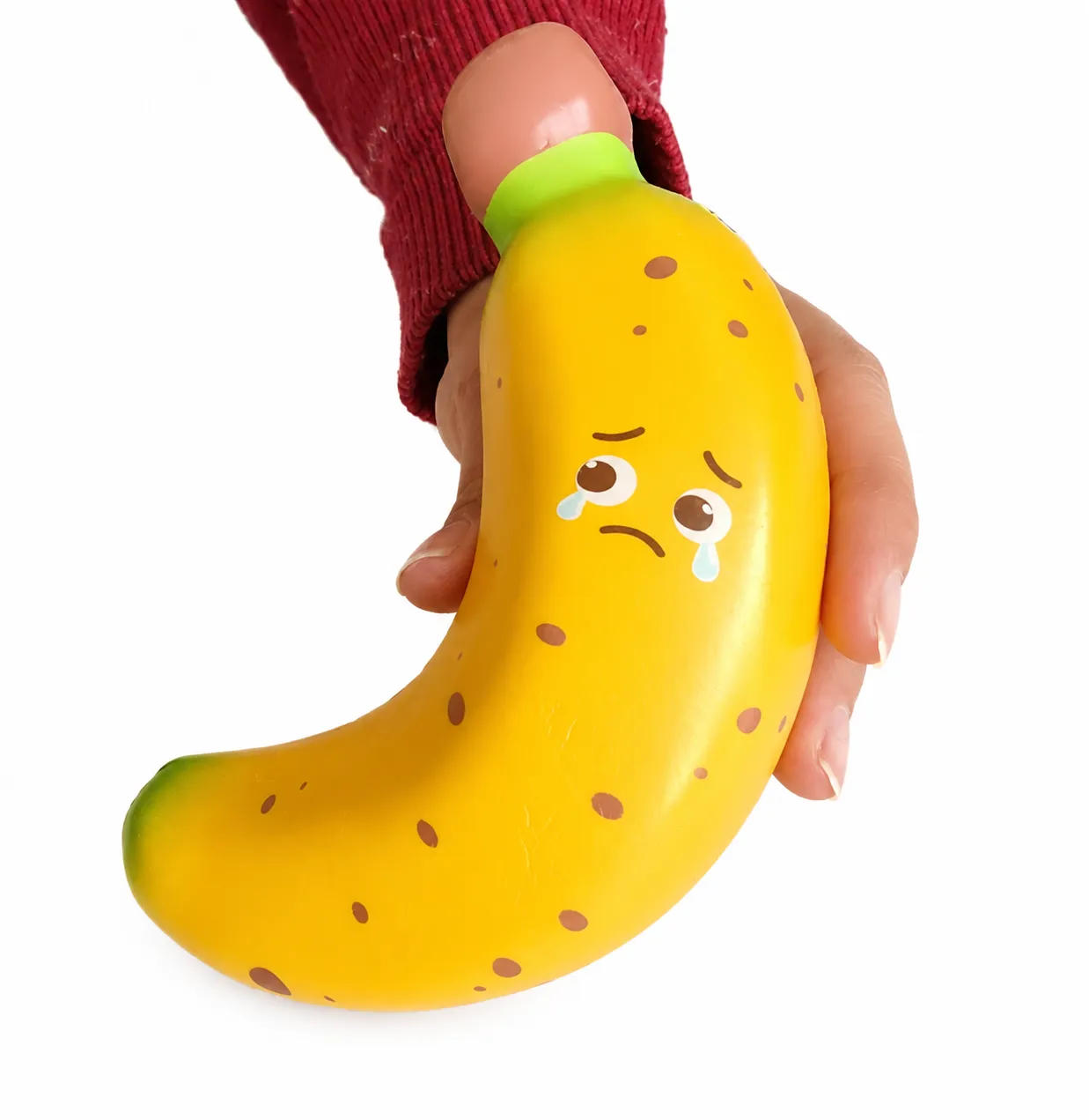 sqc016-squishy-platano-kawaii Squishy Plátano Kawaii Antiestrés Sensorial