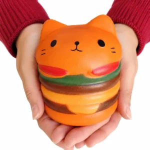 Squishy Hamburguesa Gato Kawaii