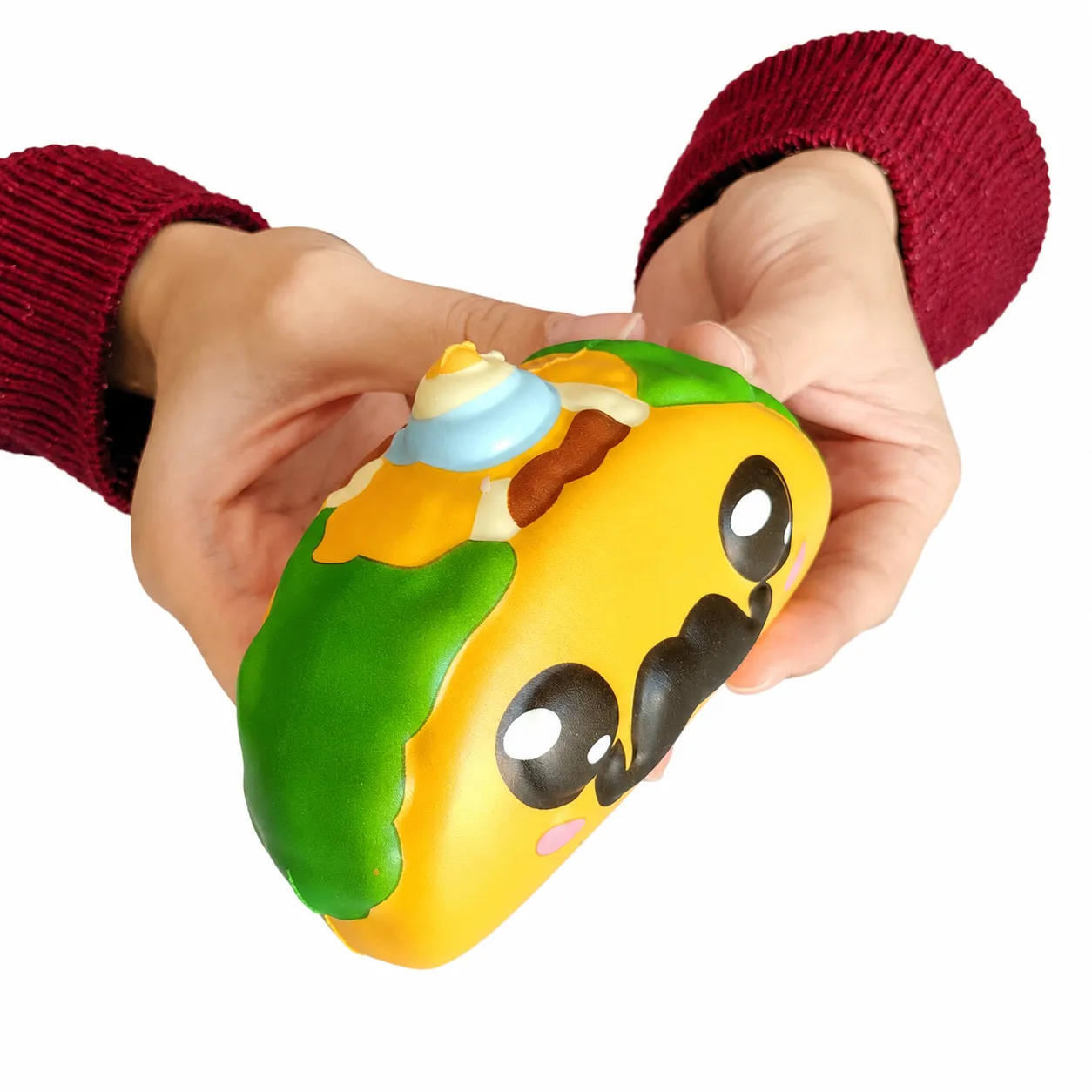 squishy-taco-bigote-3 Squishy Taco Kawaii