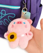Llavero peluche chanchito kawaii de felpa súper suave