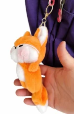 Llavero peluche zorro kawaii de felpa súper suave