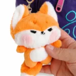 Llavero peluche zorro kawaii de felpa súper suave
