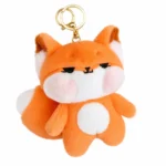 Llavero peluche zorro kawaii de felpa súper suave