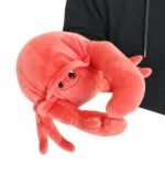 titere peluche cangrejo marioneta de mano kawaii