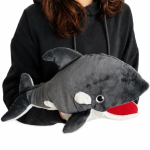 titere peluche orca delfin marioneta de mano kawaii