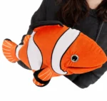titere peluche pez payaso marioneta de mano kawaii