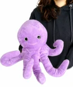 titere peluche pulpo marioneta de mano kawaii