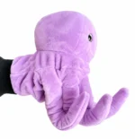 titere peluche pulpo marioneta de mano kawaii