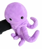titere peluche pulpo marioneta de mano kawaii