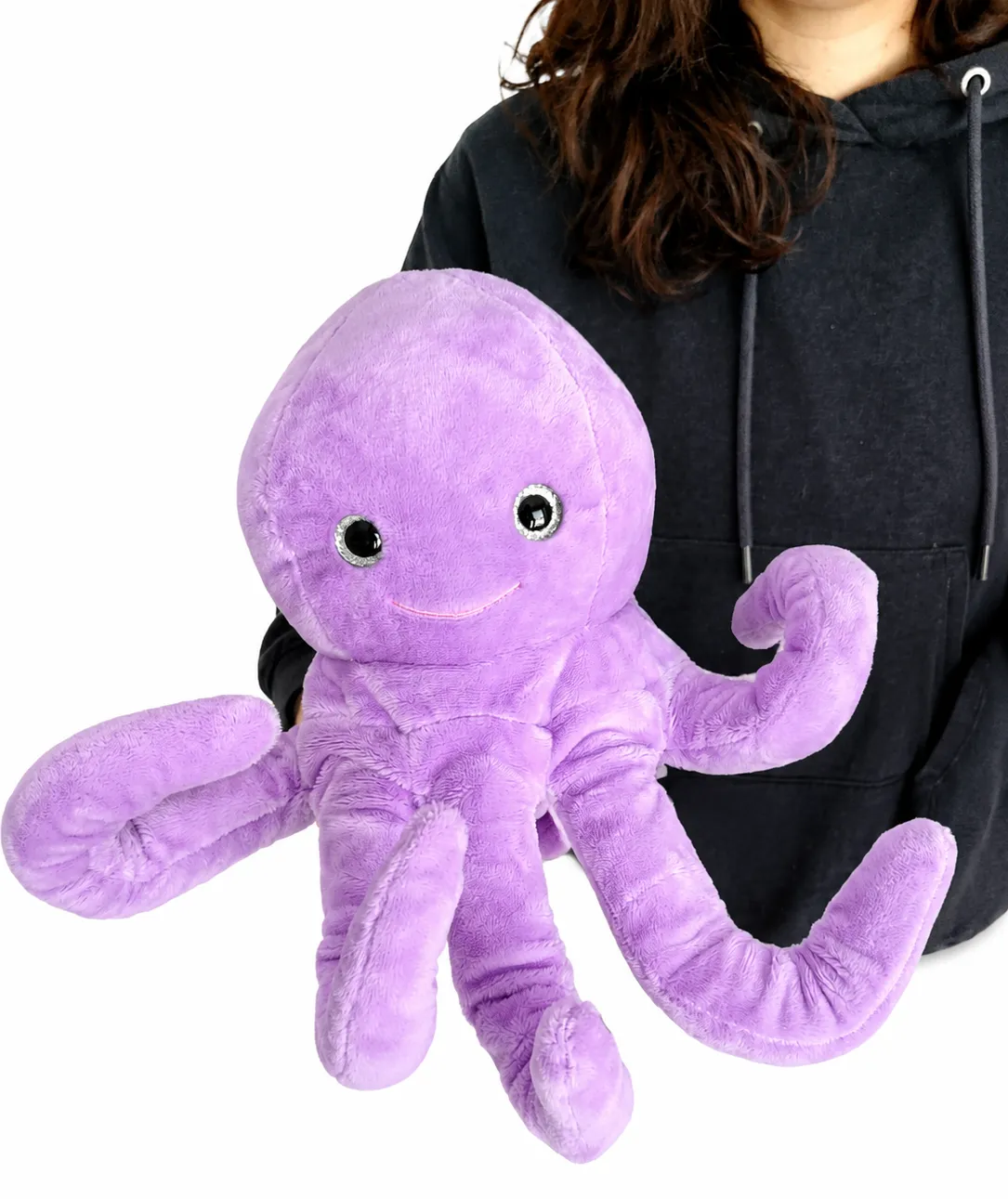 pls004-titere-pulpo titere peluche pulpo marioneta de mano kawaii
