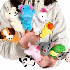 pack 10 titeres de dedo animales peluche marionetas kawaii