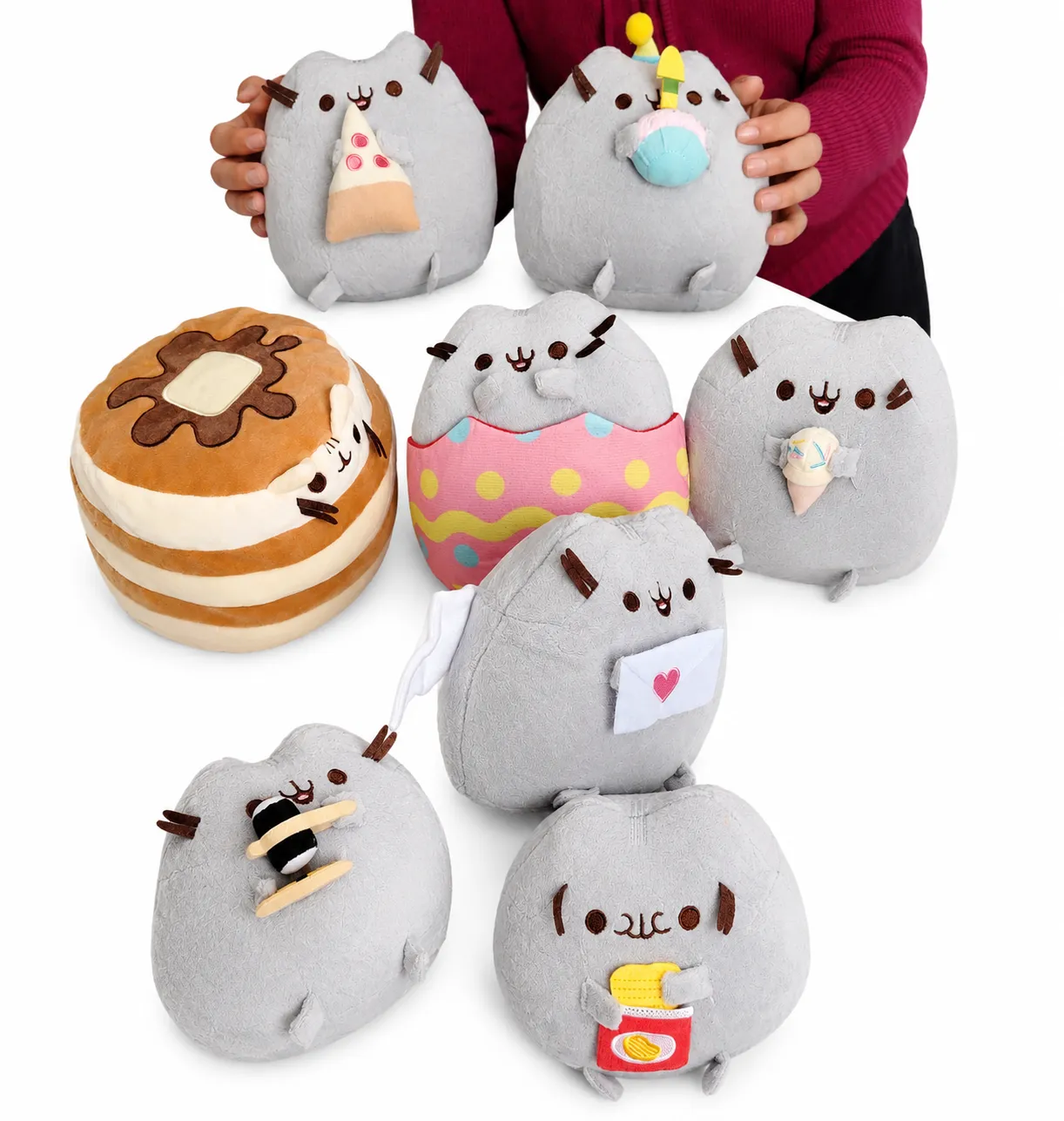 pls006-peluche-pusheen-gato-kawaii Peluche Pusheen gato kawaii 17 cm disponible en varios diseños