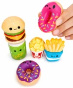 Set de 6 squishy comida rápida kawaii antiestrés