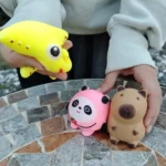 Squishy Antiestrés Medianos Capibara Panda y Estrella de Mar