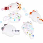 Squishy gato kawaii suave y apretable antiestrés