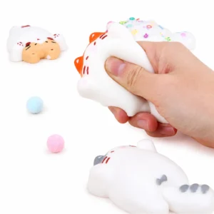 Pack 4 squishy gatos kawaii antiestrés sin repetir
